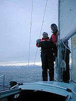 Me and John on the foredeck